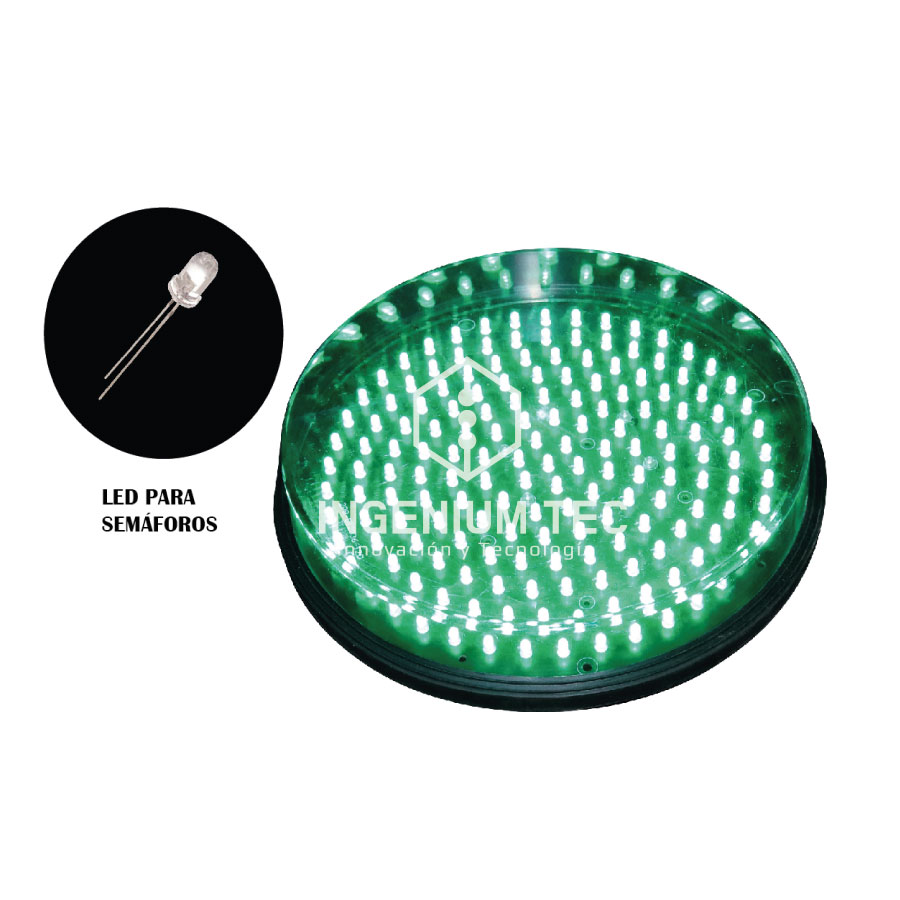 Luces LED Verde para Semáforos