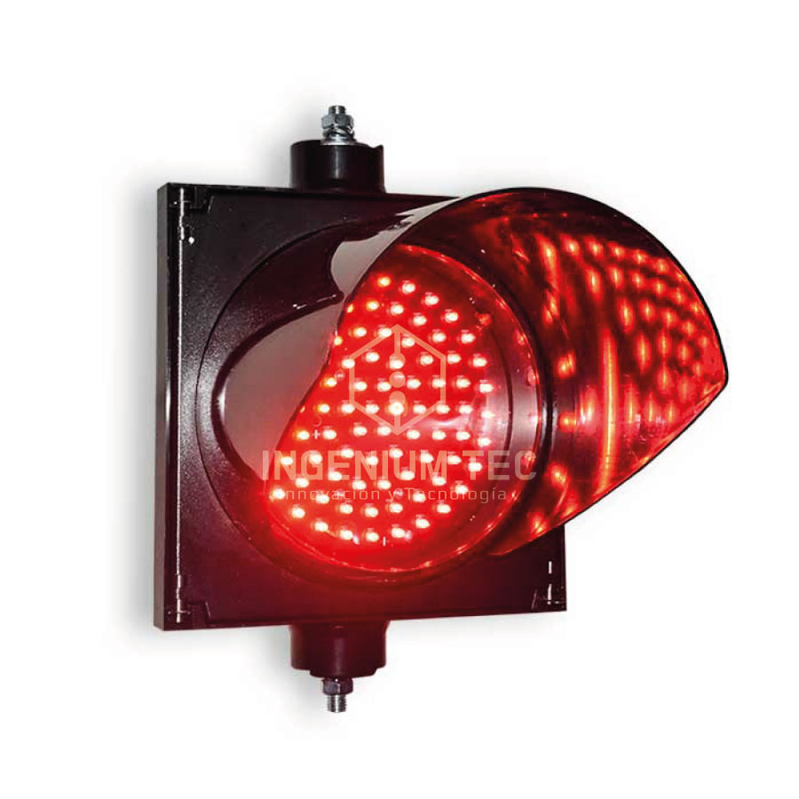 semáforo led luz roja luces 200 mm