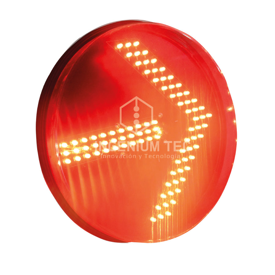 Ópticas LED Flecha Roja Semáforos de 300mm