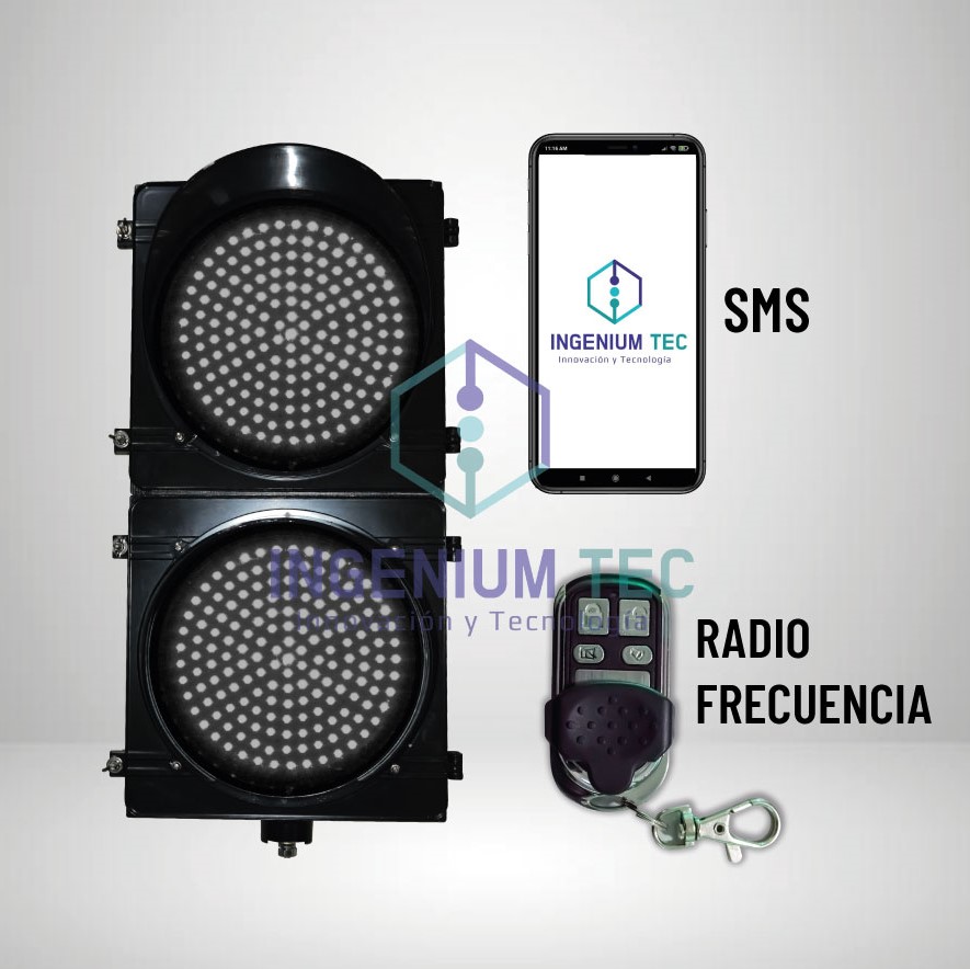Control de Semáforo Led por SMS y RF